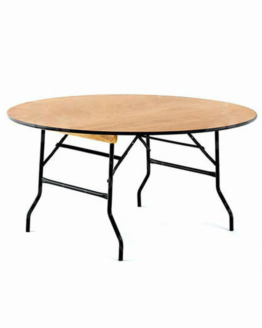 Round Wooden Trestle Tables