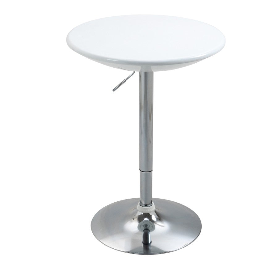 Round White Bar Table